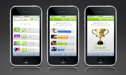 Nike+ Mobile 手机UI设计欣赏